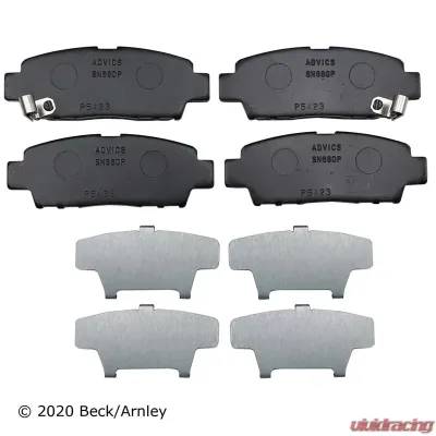 Beck/Arnley Disc Brake Pad Set 089-1534 - 089-1534