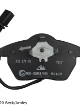 Beck/Arnley Disc Brake Pad Set 089-1608                                     - 089-1608 - Image 4