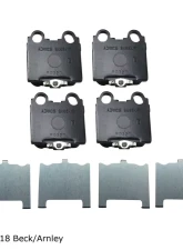 Beck/Arnley Disc Brake Pad Set 089-1611                                     - 089-1611 - Image 3
