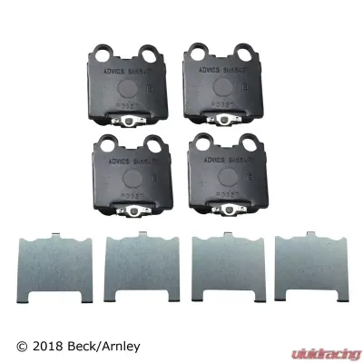 Beck/Arnley Disc Brake Pad Set 089-1611 - 089-1611