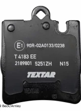 Beck/Arnley Disc Brake Pad Set 089-1629                                     - 089-1629 - Image 4