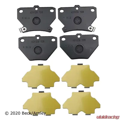 Beck/Arnley Disc Brake Pad Set 089-1636 - 089-1636
