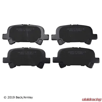 Beck/Arnley Disc Brake Pad Set 089-1647 - 089-1647
