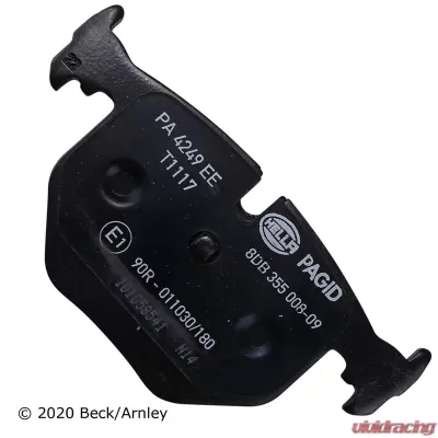 Beck/Arnley Disc Brake Pad Set 089-1651 - 089-1651