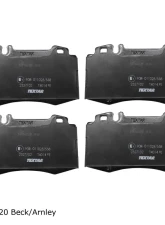 Beck/Arnley Disc Brake Pad Set 089-1666                                     - 089-1666 - Image 3