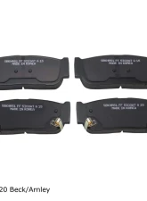 Beck/Arnley Disc Brake Pad Set 089-1725                                     - 089-1725 - Image 3