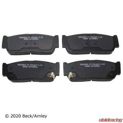 Beck/Arnley Disc Brake Pad Set 089-1725 - 089-1725