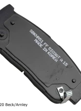 Beck/Arnley Disc Brake Pad Set 089-1725                                     - 089-1725 - Image 4