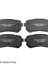 Beck/Arnley Disc Brake Pad Set 089-1745                                     - 089-1745 - Image 3