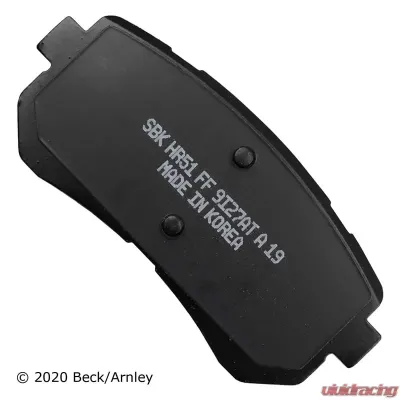 Beck/Arnley Disc Brake Pad Set 089-1745 - 089-1745