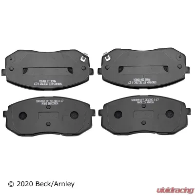 Beck/Arnley Disc Brake Pad Set 089-1784 - 089-1784