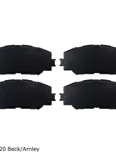 Beck/Arnley Disc Brake Pad Set 089-1786                                     - 089-1786 - Image 3