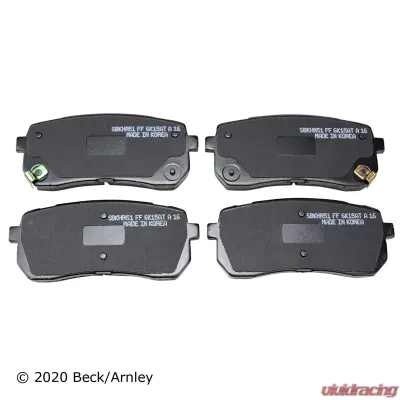 Beck/Arnley Disc Brake Pad Set 089-1800 - 089-1800