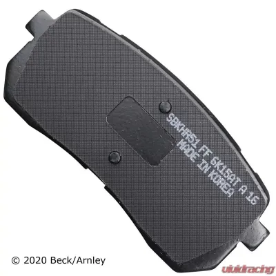 Beck/Arnley Disc Brake Pad Set 089-1800 - 089-1800