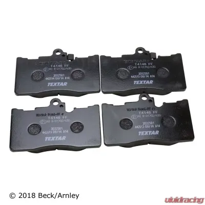 Beck/Arnley Disc Brake Pad Set 089-1801 - 089-1801