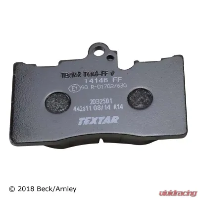 Beck/Arnley Disc Brake Pad Set 089-1801 - 089-1801