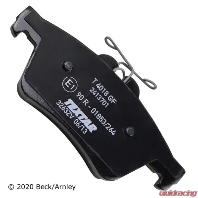 Beck/Arnley Disc Brake Pad Set 089-1812 - 089-1812