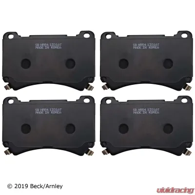 Beck/Arnley Disc Brake Pad Set 089-1826 - 089-1826