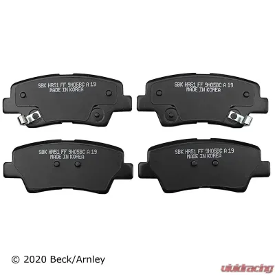 Beck/Arnley Disc Brake Pad Set 089-1829 - 089-1829