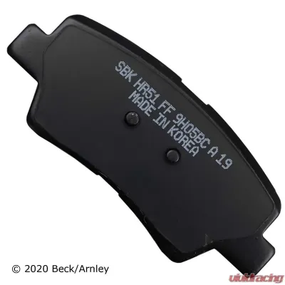Beck/Arnley Disc Brake Pad Set 089-1829 - 089-1829