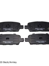 Beck/Arnley Disc Brake Pad Set 089-1832                                     - 089-1832 - Image 3
