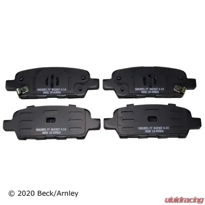 Beck/Arnley Disc Brake Pad Set 089-1832 - 089-1832