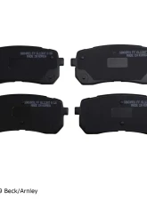 Beck/Arnley Disc Brake Pad Set 089-1900                                     - 089-1900 - Image 3