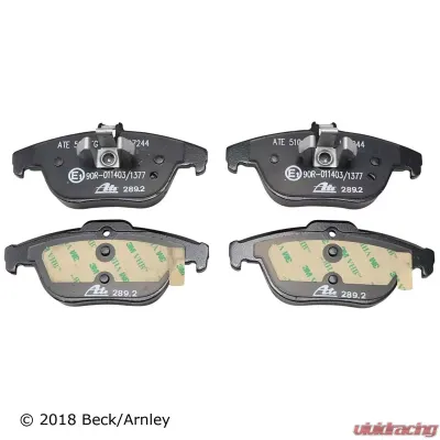 Beck/Arnley Disc Brake Pad Set 089-1924 - 089-1924