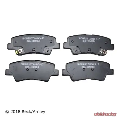 Beck/Arnley Disc Brake Pad Set 089-1973 - 089-1973