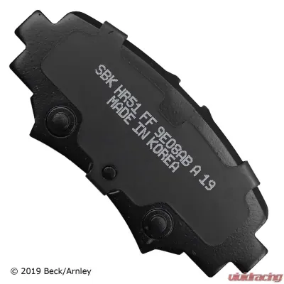 Beck/Arnley Disc Brake Pad Set 089-1982 - 089-1982