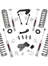 Rough Country 4" Lift Kit Premium N3 Shocks Jeep Wrangler JK 2WD 4WD 2007-2018                                     - 68130 - Image 7