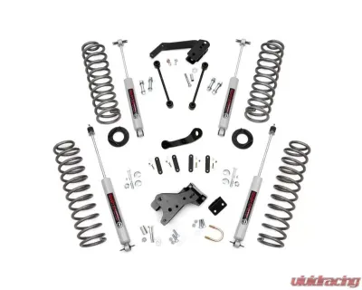 Rough Country 4" Lift Kit Premium N3 Shocks Jeep Wrangler JK 2WD 4WD 2007-2018 - 68130