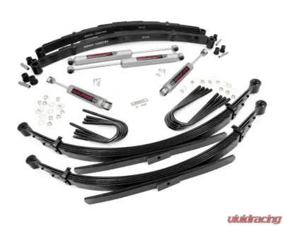 Rough Country 2" Lift Kit Leaf Springs 52in Rear Chevy C20 | K20 Pickup C20 | K20 Suburban GMC C25 | K25 Pickup C25 | K25 Suburban 1973-1976 - 18630