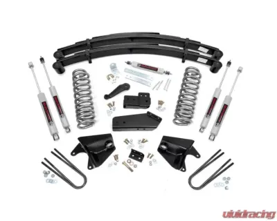 Rough Country 4" Suspension Lift Kit with Leaf Springs Ford F-150 1980-1996 - 52030