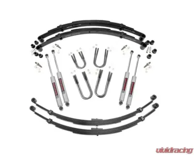 Rough Country 3" Suspension Lift Kit with Rear Springs Jeep 1976-1990 - 64530