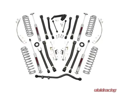 Rough Country 4" Suspension Lift Kit X-Series with Premium N3 Jeep Wrangler JK 2 Door 2007-2018 - 67330