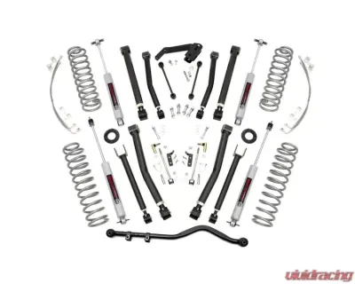 Rough Country 4" Suspension Lift Kit X-Series with Premium N3 Jeep Wrangler JK Unlimited 2WD 4WD 2007-2018 - 67430