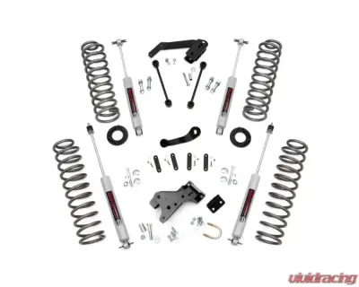 Rough Country 4" Lift Kit with Premium N3 Jeep Wrangler JK 2 Door 2007-2018 - 68230