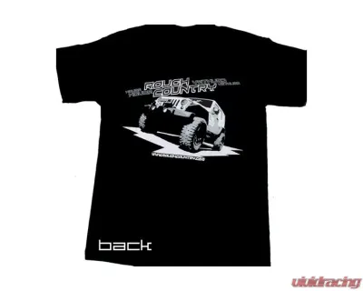 トップス ri-ca Rough Country Short Sleeve T Black Small 84026 | Vivid Racing
