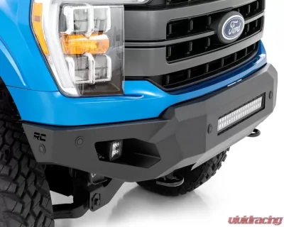 Rough Country High Clearance Front Bumper LED Lights and Skid Plate Ford F-150 2WD | 4WD 2021-2023 - 10809A