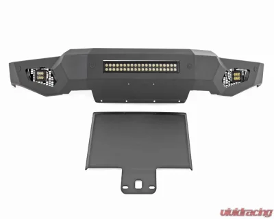 Rough Country High Clearance Front Bumper LED Lights and Skid Plate Ford F-150 2WD | 4WD 2021-2023 - 10809A