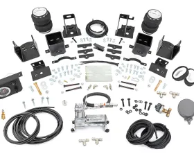 Rough Country Air Spring Kit w/Onboard Air Compressor 3-6 Suspension Lift Ford F-250 Super Duty F-350 Super Duty 2005-2016
