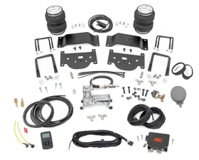 Rough Country Air Spring Kit w/ Compressor Wireless Controller 0-6 inch Lifts