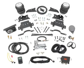 Rough Country Air Spring Kit w/ Compressor Wireless Controller 4 Inch Lift Kit
