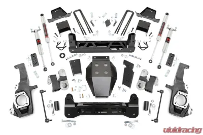 Rough Country 7" Lift Kit NTD w/M1 Monotube Chevrolet Silverado 2500HD GMC Sierra 2500HD 2020-2023 - 10140