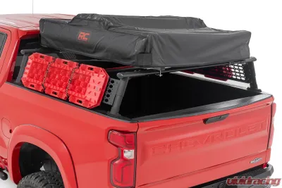 Rough Country Bed Rack Half Rack Aluminum Chevy Silverado 1500 2WD | 4WD 2019-2025 & Classic - 10204