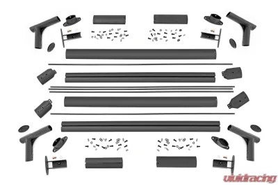 Rough Country Bed Rack Half Rack Aluminum Chevy Silverado 1500 2WD | 4WD 2019-2025 & Classic - 10204