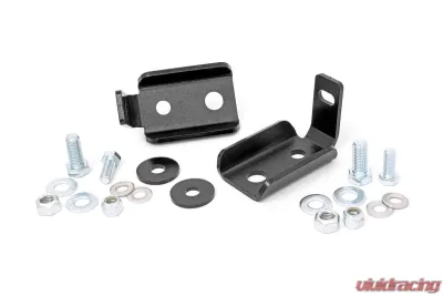 Rough Country Front Shock Relocation Brackets Jeep Wrangler 2007-2018 - 1020