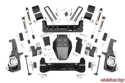 Rough Country 5" Lift Kit w/V2 Monotube Chevy Silverado 2500 HD GMC Sierra 2500 HD 2020-2022 - 10270