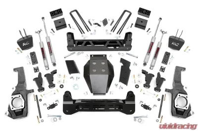 Rough Country 5" Lift Kit Torsion Drop Chevy Silverado 2500 HD 3500 HD GMC Sierra 2500 HD 3500 HD 2WD | 4WD 2011-2019 - 10330